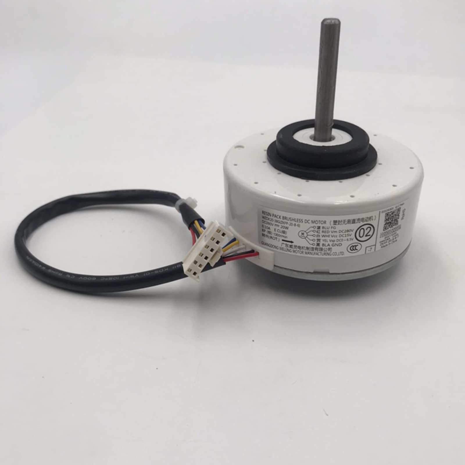 Motore Interno per Condizionatore WZDK20-38G (ZKFP-20-8-6) 20W Motore a Ventola Senza Spazzole CC per Casa