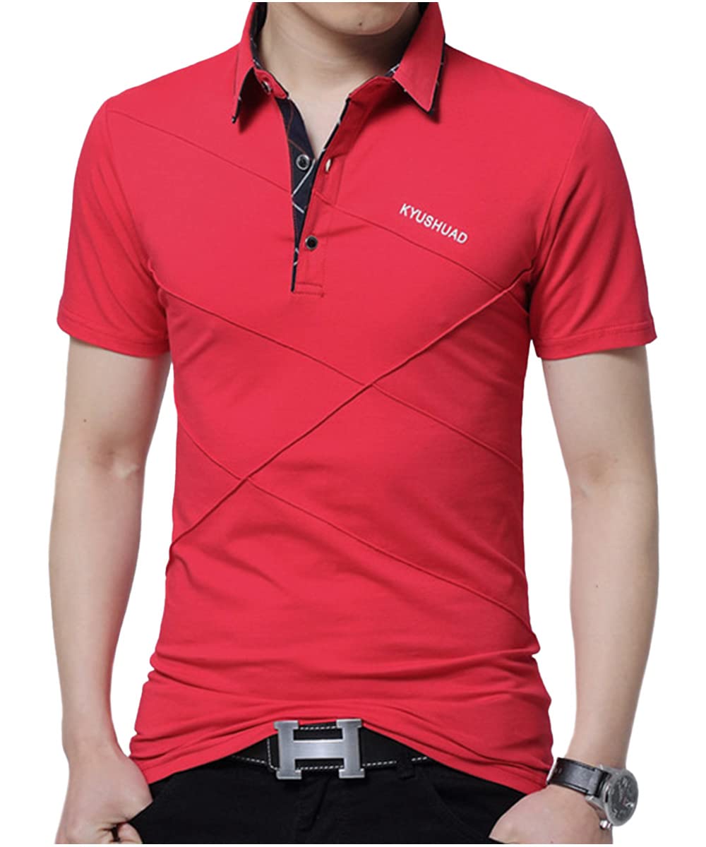 Men's Polo Shirt, 6 Colors, M - 2XL, Office Casual, Golf Wear, Short Sleeve, Collar, Stretch, Spring and Summer