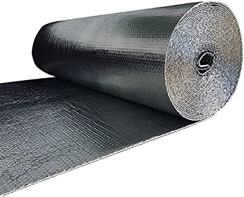 Film isolant thermique pare-vapeur autocollant 1x8m pour abri de jardin