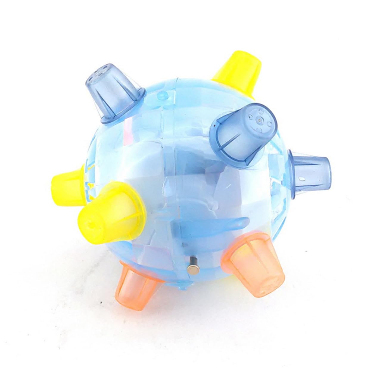 Abaodam 2Pcs Light Up Dancing Ball Music Hopping Balls for Flashing Interactive Jumping Balls for Parties and Fun Activities Light Blue