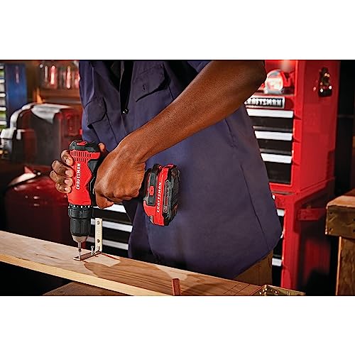 CRAFTSMAN V20 Cordless Drill/Driver Kit, 1/2 inch, Battery and Charger Included (CMCD701C2) by CRAFTSMAN - Used condition - Image 5