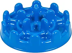 Pet Games Comedouro Lento Funcional Mini Pet Fit Azul Para Gatos