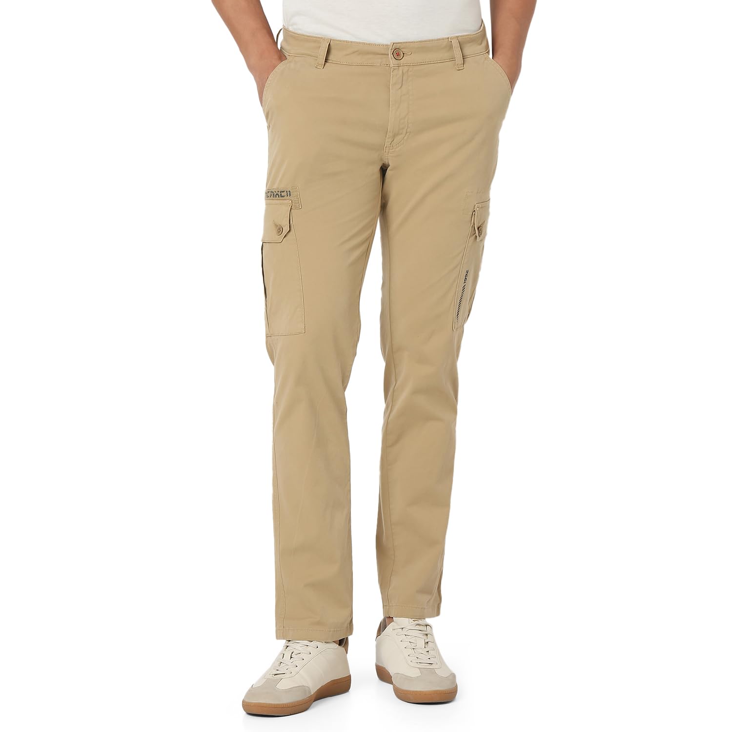 Men's Regular Cargo Pants-image-42