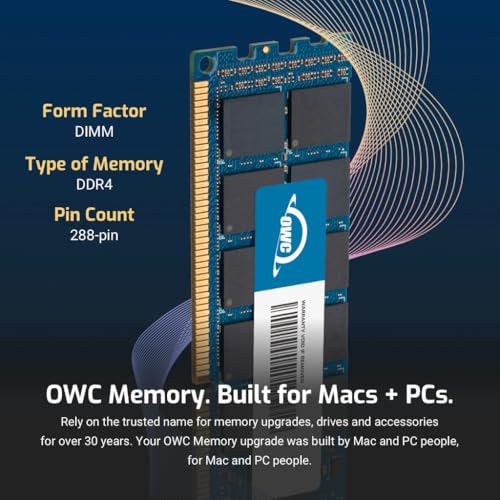 Image of OWC 256GB (8x32GB) DDR4 2666MHz PC4-21300 CL19 2RX8 UDIMM 1.2V 288-pin Desktop Memory RAM Upgrade for PC
