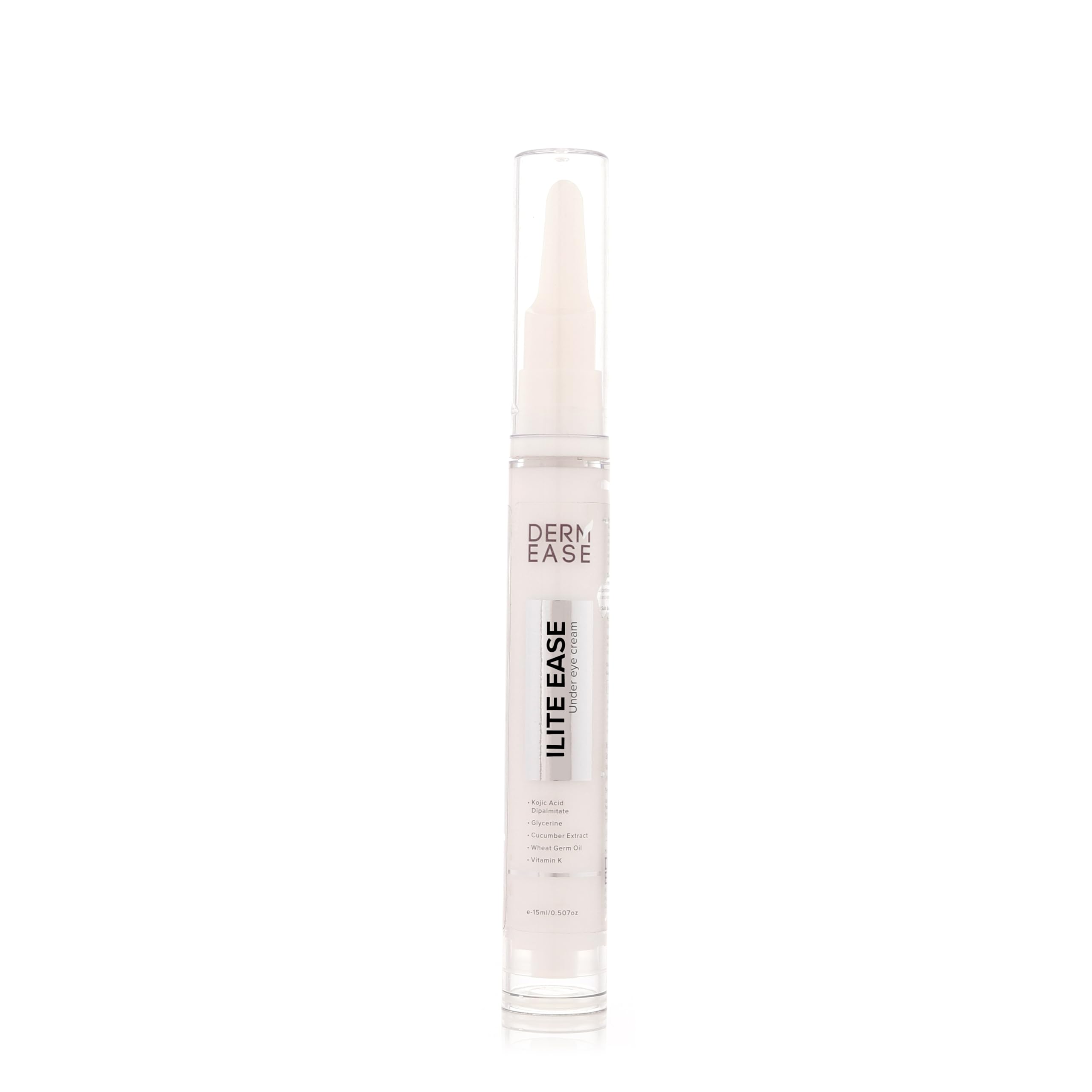 Derm Ease Ilite Ease Under Eye Cream for Dark Circles & Wrinkles With Kojic Acid, Cucumber Extract and Wheat Germ Oil 15ml-image-38