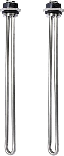 Miniatura 1 de 265-48642-00 415-48642-00 Elemento calentador de agua, para calentadores de agua blancos Bradford, 1 paquete de 208 V 3500 W y 1 paquete de 240 V