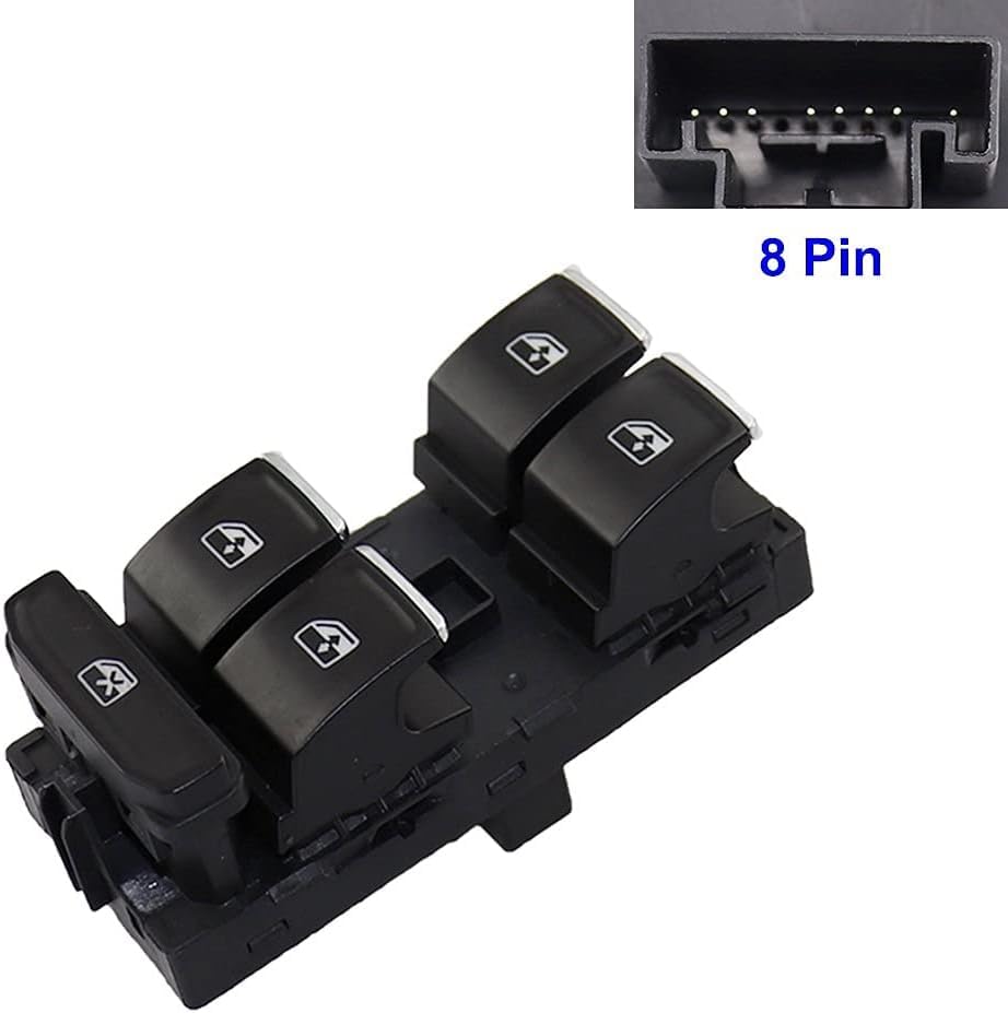 Interrupteur lève-vitre double VW réactif et robuste pour bouton commande Golf 7 Passat B8 - 6