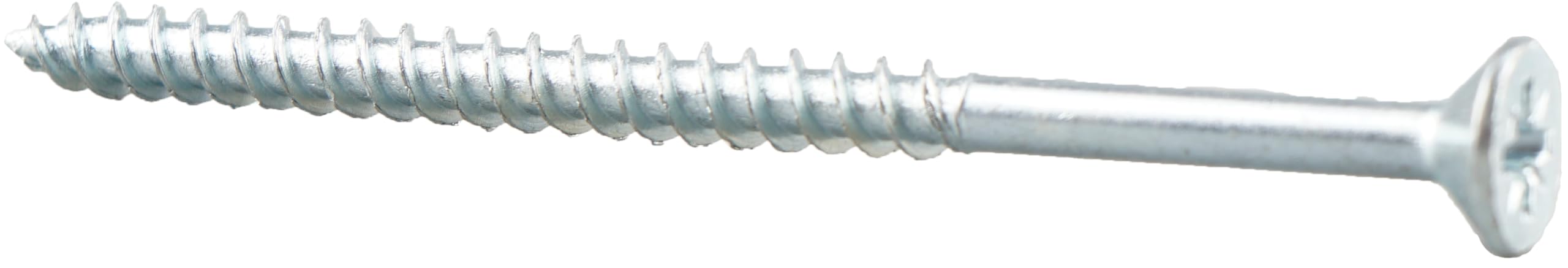 Twinthread Woodscrews Bright Zinc Plated – High Grip Wood Screws for Softwood, Chipboard & MDF – Rust Resistant (#10 x 3 (Pack of 100))