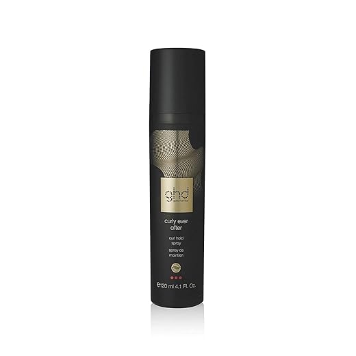 ghd curly ever after - spray profesional para fijar y crear rizos y ondas con plancha de pelo o rizador, 120ml