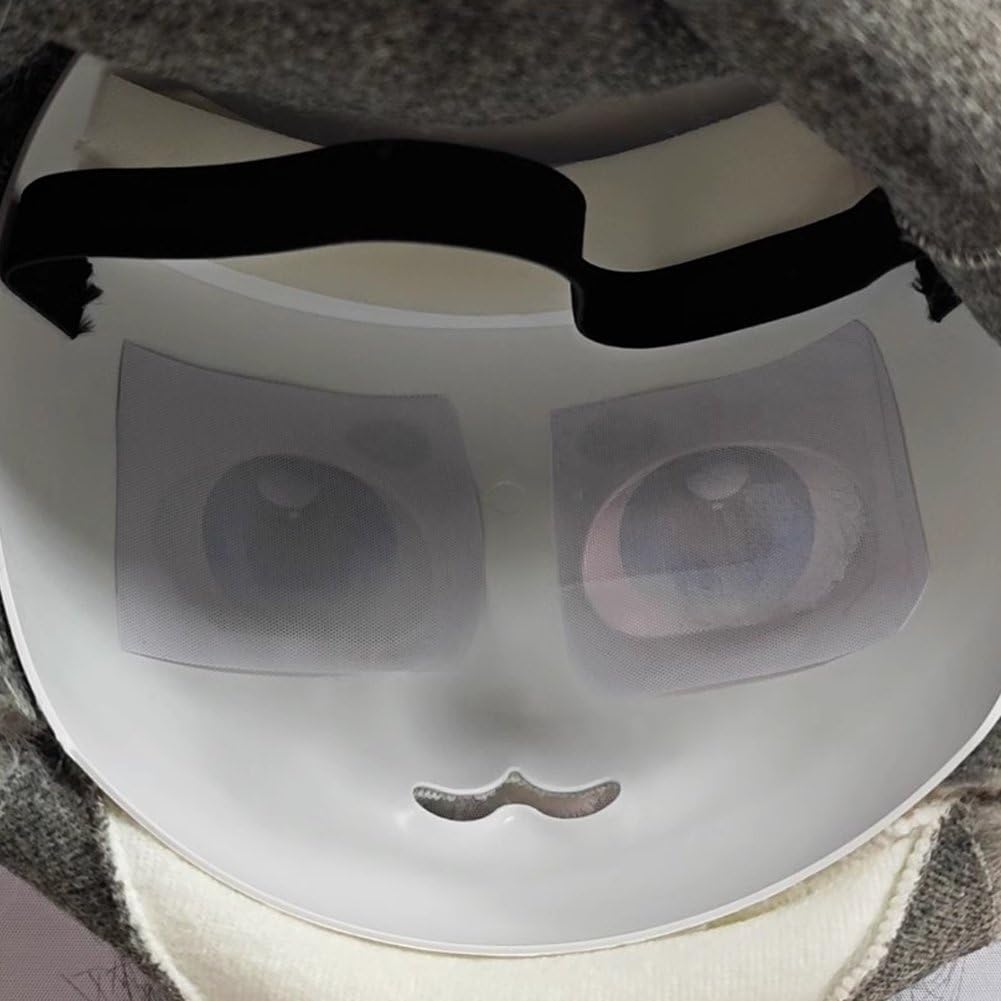 Futrzana maska na głowę dla kota, akcesoria do przebrania na Halloween
