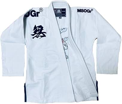 Amazon.co.jp: [MUSOU GEAR] MSOGr Bjj Gi #02 白 ムソウギア  