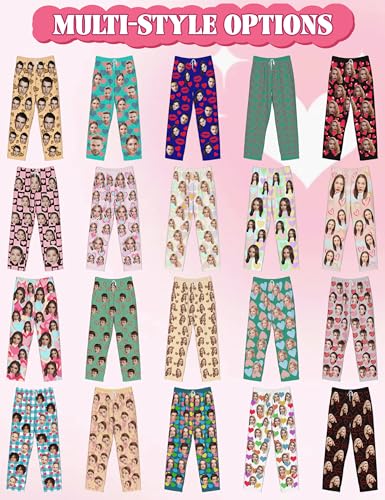 Personalized Hearts Pajamas, Custom Pajamas for Men, Customizable Gifts, Personalized Anniversary Pjs for Men3