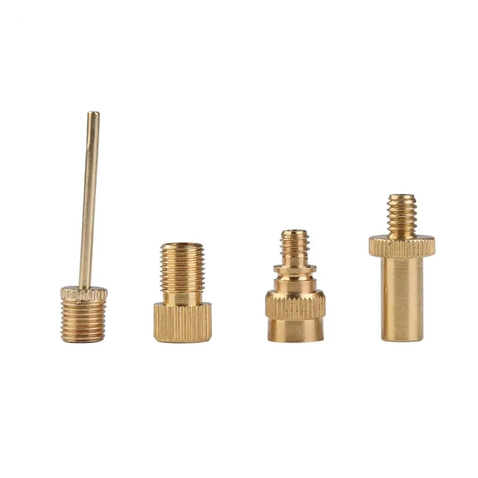 Dymkie 4Pcs Set Bike Mtb Bicycle To Valve Adapter Extension Road Tire Adapter Cycling Accessories(4Pcs Set)