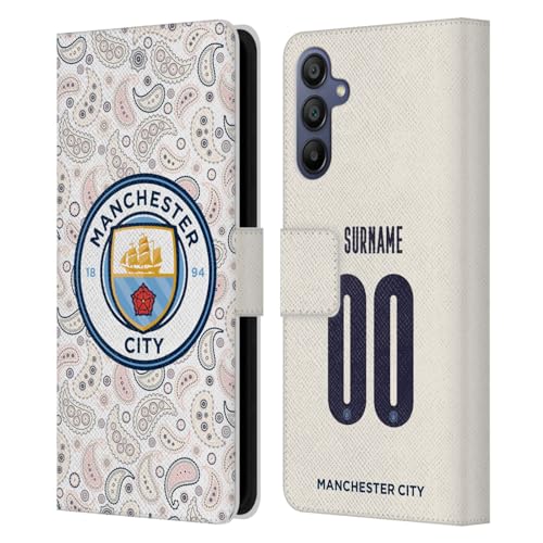 Coque Samsung Galaxy A15 Man City FC protège écran étui portefeuille contre rayures et chocs