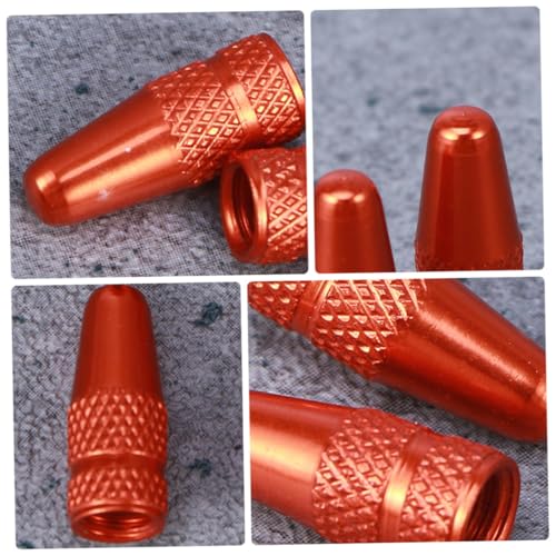 Kisangel 12 tapas de válvula francesa de aluminio para bicicletas, tapas protectoras ligeras para llantas de montaña y carretera miniatura 7