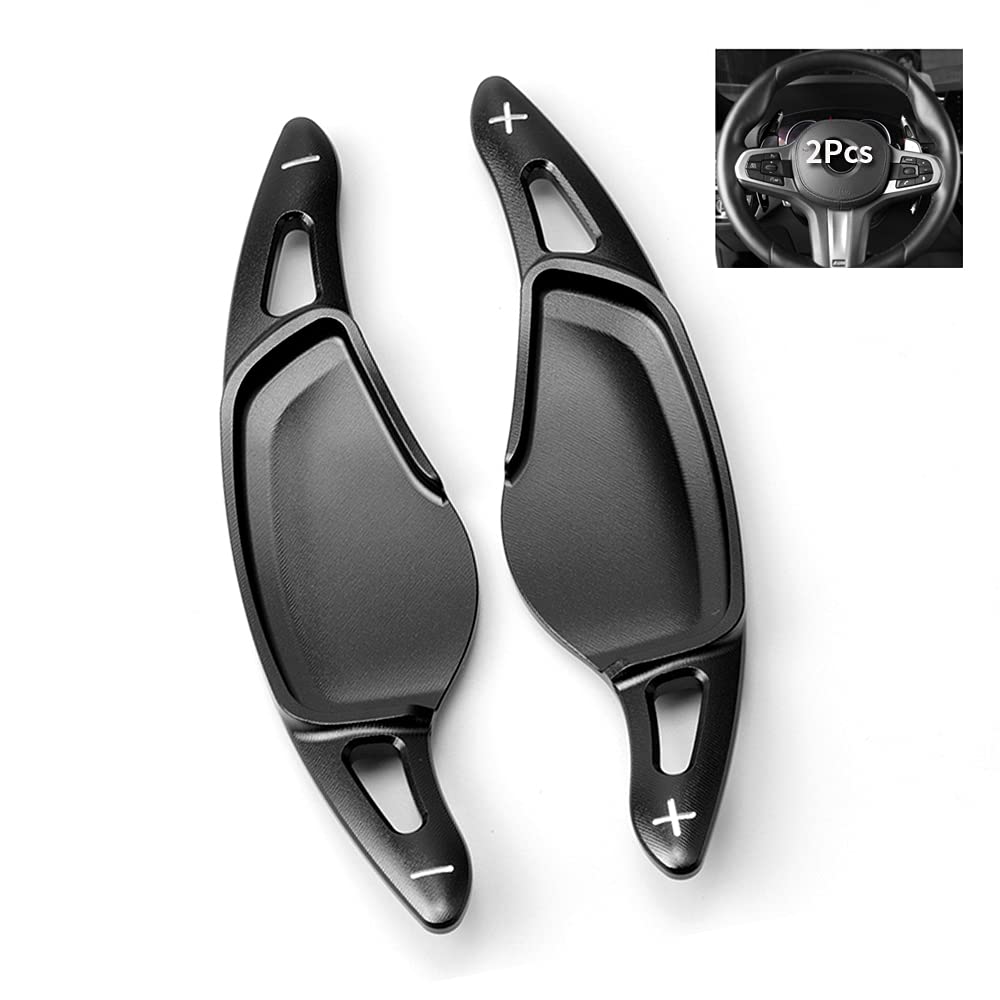 2 sztuki przedłużki do kierownicy DSG do BMW serii 5 G30 G31 G38 7er G11 G12 3er G20 X3 G01 X4 G02 X5 G05 6er G32 GT zestaw zamienny Shift Paddles dźwignia zmiany biegów Shifter czarna