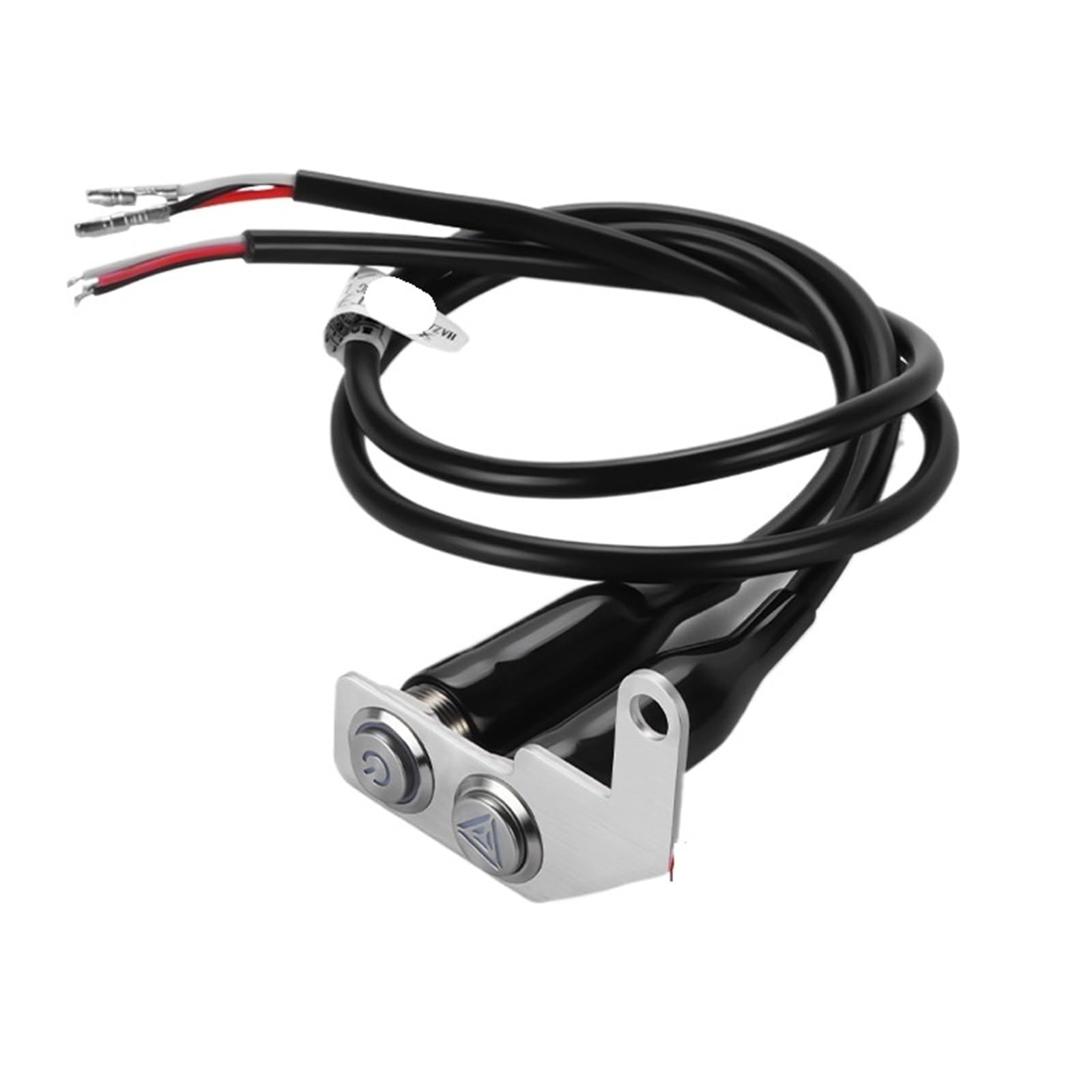 Commutateur de guidon de moto en acier robuste avec bouton étanche