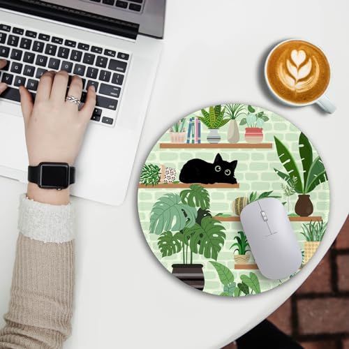 Immaturus FAMOUA163 Cat Mouse Pad, Cute Small Mouse Pads thumb #1
