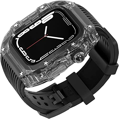 Evita arañazos con la funda transparente para reloj y kit de correa Rm Mod para Apple Watch 6