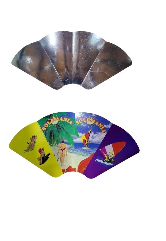 Specchio Solare Pieghevole 78x38 Cm - Per Abbronzatura Rapida Su Spiaggia, Barca O Piscina - Foto 6