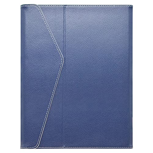 Bige For Dell Xps 13 2-In-1 9315 Case,Pu Leather Folio 2-Folding Stand Cover For Dell Xps 13 2-In-1（9315 2N1） 13.4" 2-In-1 Tablet,Dark Blue #TOP5