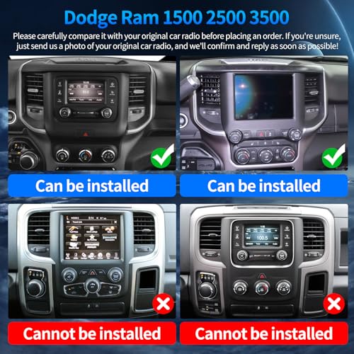 Radio para coche Dodge Ram 2019-2024 pantalla táctil 14.4" miniatura 2