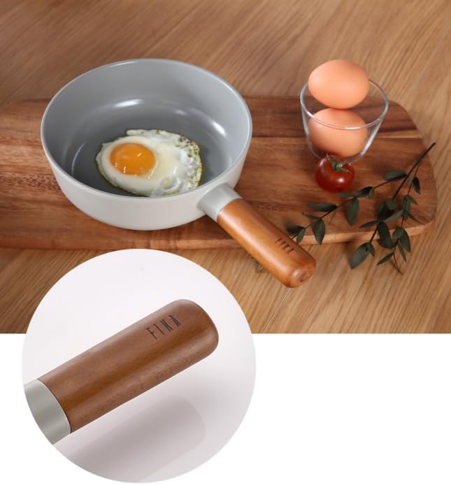 Miniatura 7 de Neoflam FIKA Wok de 10 pulgadas para estufas e inducción  Inducción completa, edición en color gris  Hecho en Corea (Wok de 10.2 in)