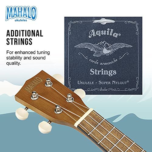 Image of Mahalo Kahiko Series Soprano Ukulele Trans. Brown with Essential Pack MK1 TBRK