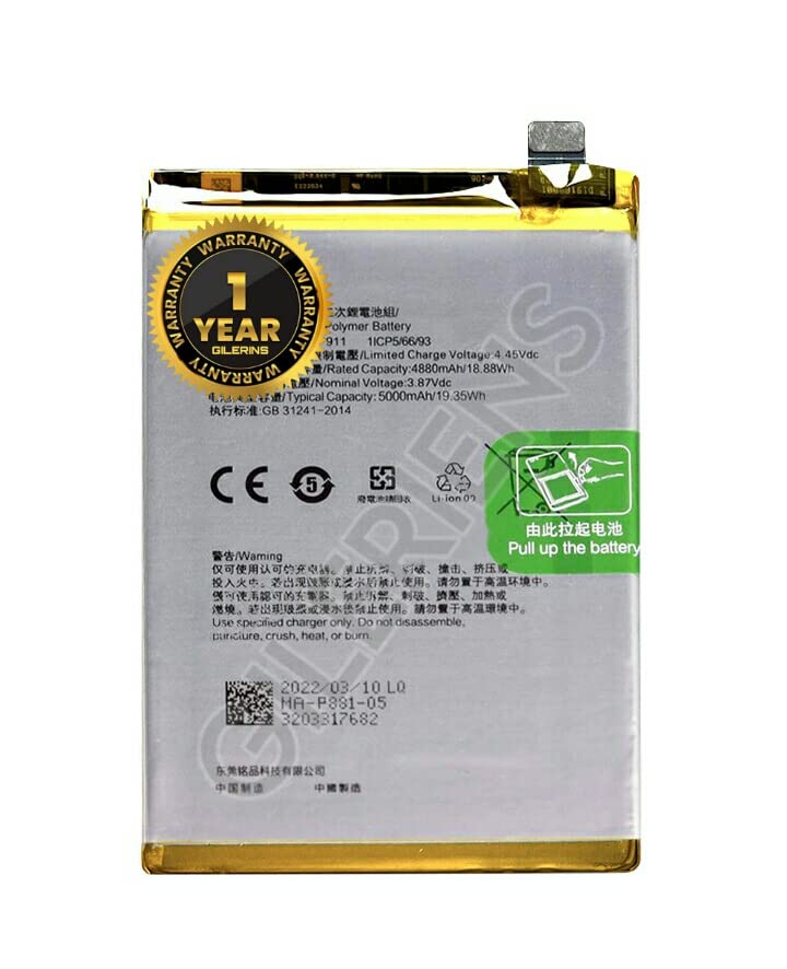 Image of Original BLP911 Battery for Oppo V25 Battery with 1 Year Warranty***(A0212)