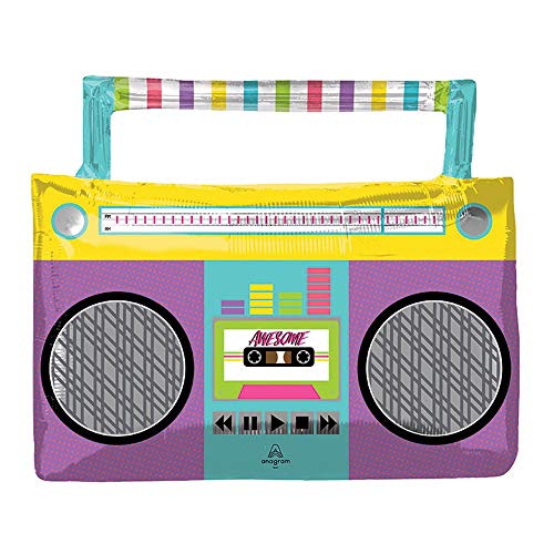 Awesome Party Boom Box 27" Foil Balloon