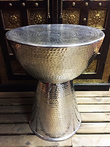 Marrakesch Orient & Mediterran Interior ® Indischer Aluminium Tisch Beistelltisch Carmita - 49cm Hoch - – Bild 7