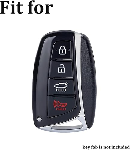 Miniatura 2 de Funda para llavero Hyundai de TPU suave compatible con Hyundai Genesis Santa Fe Equus Azera, accesorios con llavero