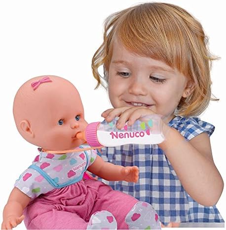 Amazon Es Nenuco Biberon Magico Rosa Muneco Bebe Para Ninos Y Ninas A Partir De 10 Meses Rosa Famosa Juguetes Y Juegos