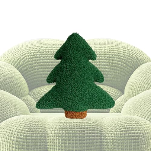 Generico Weihnachtskissen für Sofa, weiche Kissen mit Baum,...