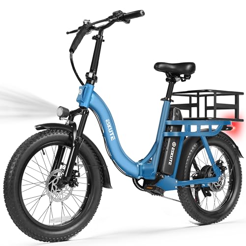 ESKUTE 1200W Folding Electric Bike with Fat Tires