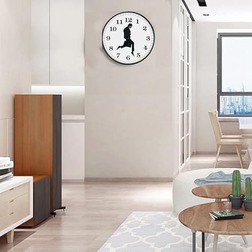 Tankrin Ministry Of Silly Walks Clock, Silly Walk Wall Clock, A Interesting Wall Clock For Living Room Decor, Bedroom, Kitchen, Novelty Home Decor Gifts (Black-2) #TOP3