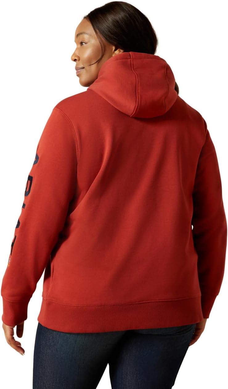 ARIAT womens Rebar Graphic Hoodie - Image 7