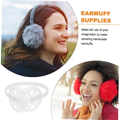 4Pcs Winter Earmuff DIY Rack Frame Warm Ear Muff Holder Supplies for Craft Enthusiasts Reusable Inner Skeleton for Handmade Ear Warmers3