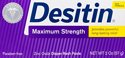 Desitin Maximum Strength Diaper Rash paste with Zinc Oxide 2 Oz (57 g)