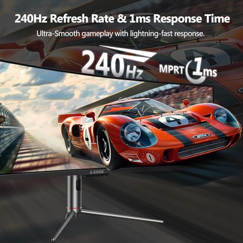 Image of Z-Edge 5K 49 Inch Curved Gaming Monitor, DQHD 240Hz Ultrawide Computer