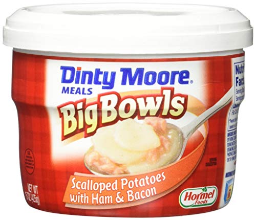 DINTY MOORE Big Microwaveable Bowl, Scalloped Potatoes and Ham, 15 Ounce