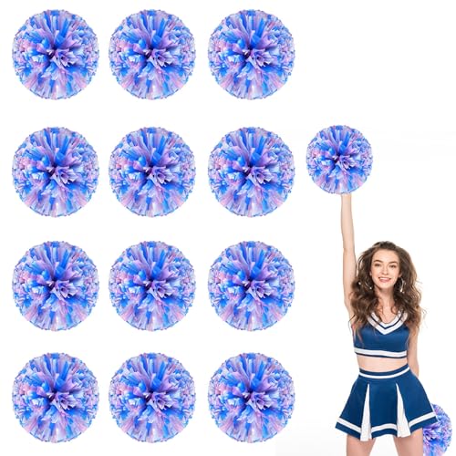 Cheerleading ball en plastique pack de 12 pour rythmer vos matchs et galas