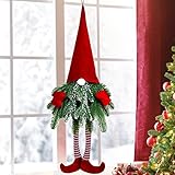 Christmas Tree Ornament,Long Legged Red Faceless Old Man Christmas Home Holiday Hanging Decor...