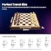 Chessnut Air Electronic Chess Board with AI — Handcrafted Wooden Board, LED Indicators, Adaptive Difficulty, Full Piece Recognition — Play Online on Major Chess Platforms