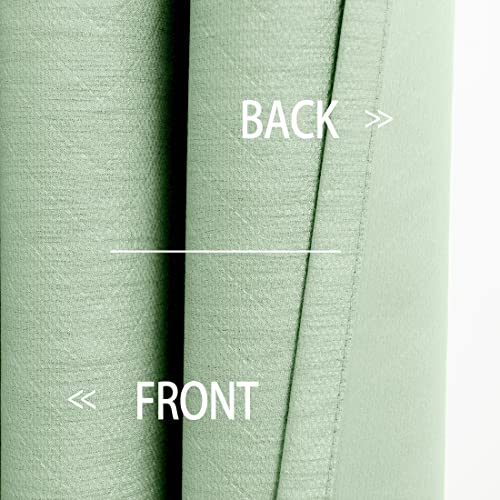 Image of Treatmentex Green Curtains for Living Room 96 inch Long Geometric Window Drapes for Bedroom Light Green 2 Panel Drapes Grommet Top