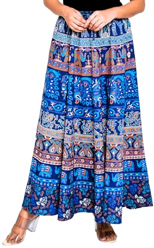 Image of Premium Cotton Skirt for Women with Pocket, Free Size