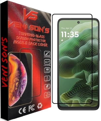 VENI SON'S HD Scratch, Tear Resistant Edge-to-Edge Protector Tempered Glass Screen Protector Guard Suitable For Moto G35 5G