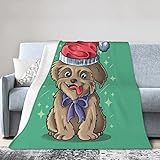 ZUNPNG Fleece-Überwurfdecke, für Couch, Wohnzimmer, 127 x 101 cm