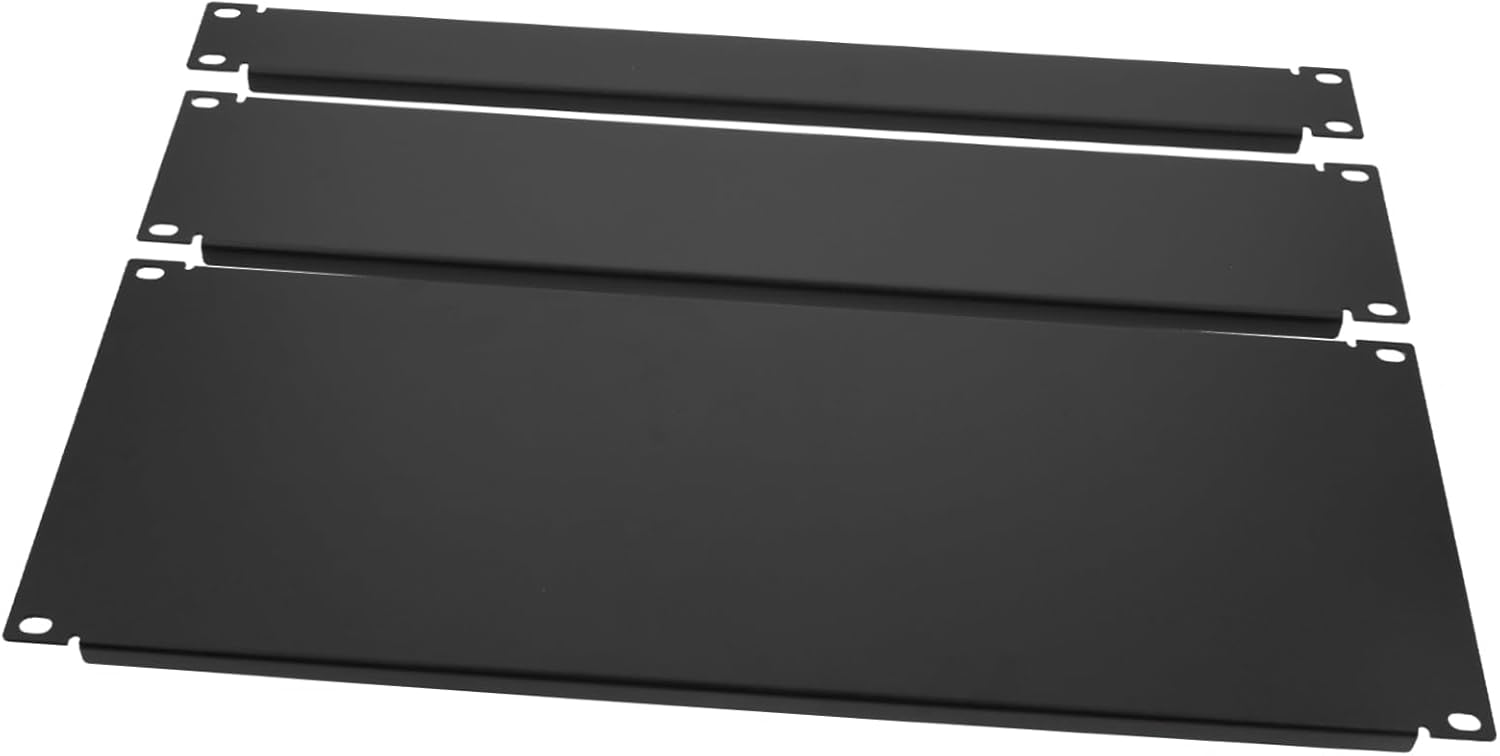 3pcs Stable Design Cabinet Blind Panel Machine Room Protection Cover Rack Accessory Cable Management Replacement Part