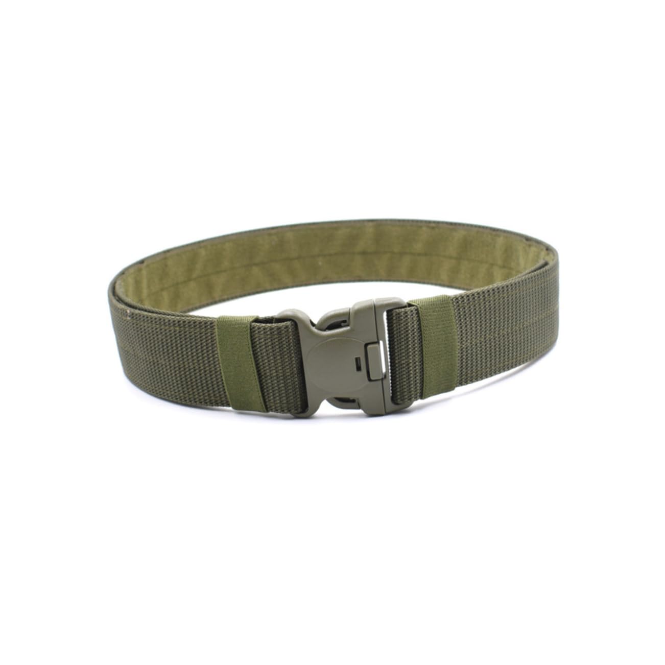 COLLBATH Adjustable Outdoor Belt Green Plastic Buckle Quick-release 120x5.5x0.3cm
